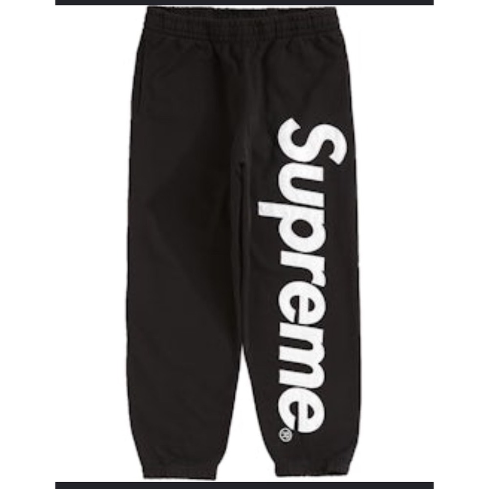 Supreme Big Logo Sweatpants Black Small‎ New With Tags